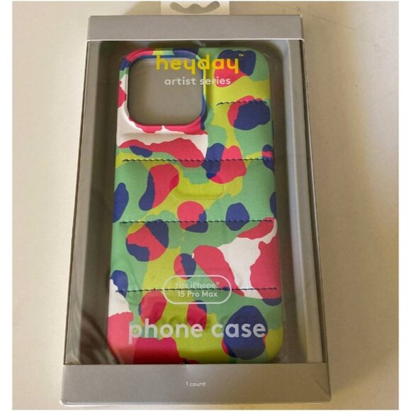 Heyday iPhone 15 Pro Max Puffer Case Quilted Protection with Fun Designs - Picture 5 of 10